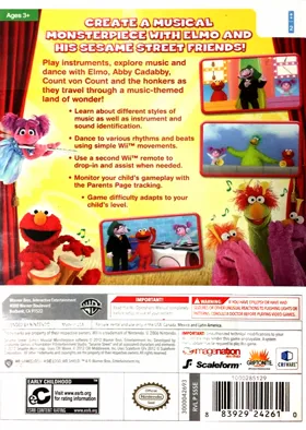 Sesame Street - Elmo's Musical Monsterpiece box cover back